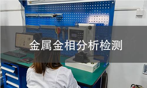 金屬金相分析檢測